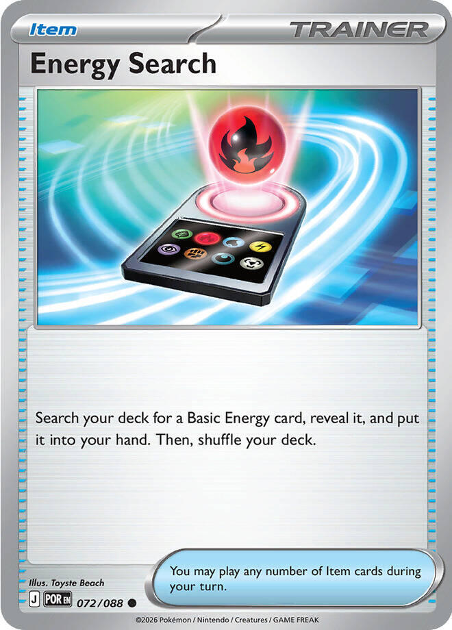 Pokemon - Perfect Order - Energy Search - 072/088 - Normal