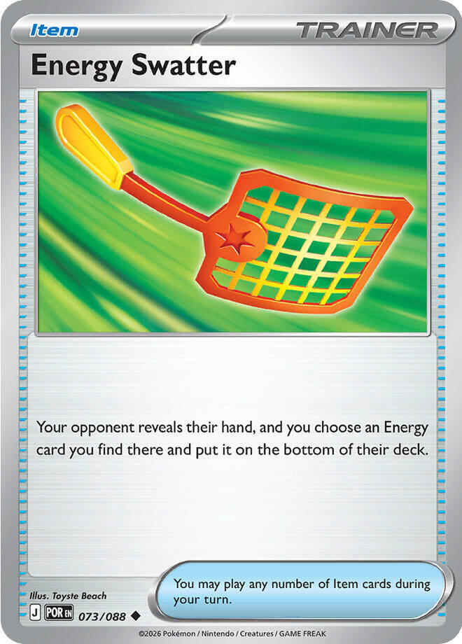 Pokemon - Perfect Order - Energy Swatter - 073/088 - Normal