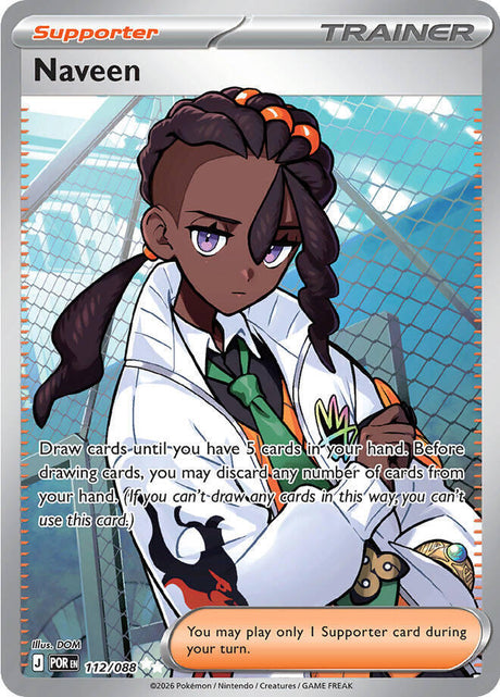 Naveen 112/088 Holofoil — Perfect Order Pokémon card