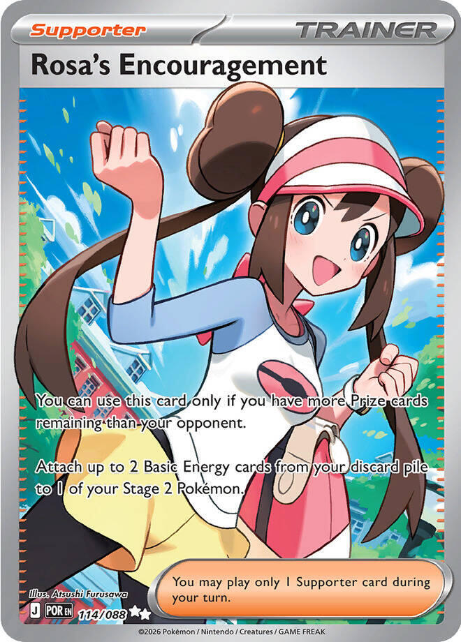 Pokemon - Perfect Order - Rosa's Encouragement - 114/088 - Holofoil
