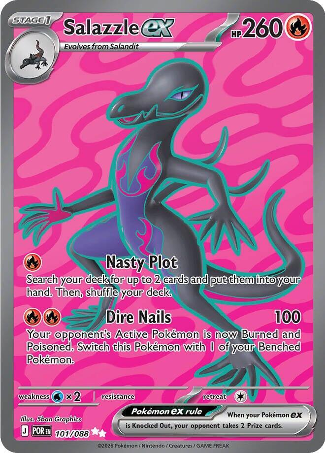 Pokemon - Perfect Order - Salazzle ex - 101/088 - Holofoil
