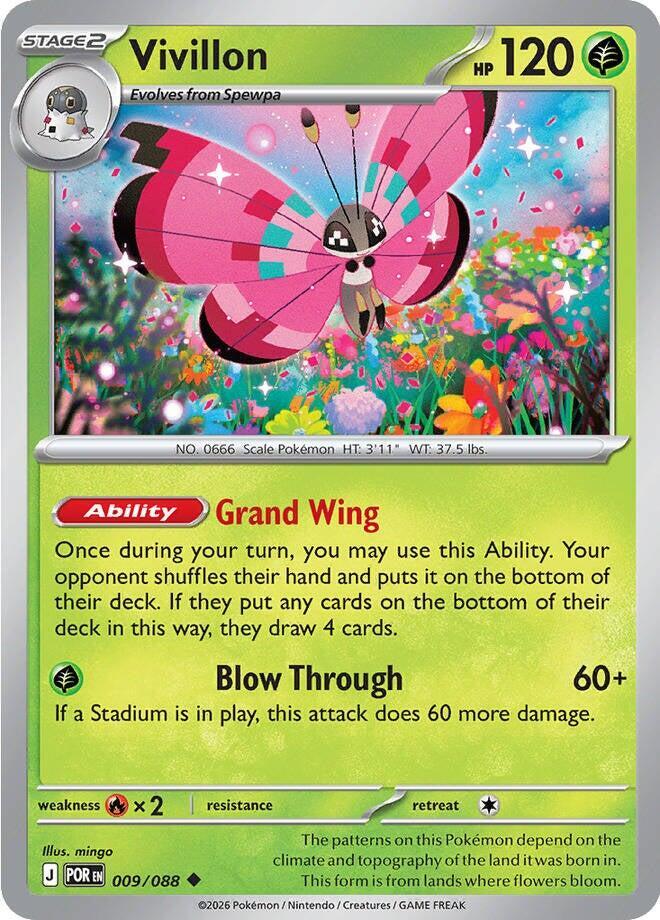 Pokemon - Perfect Order - Vivillon - 009/088 - Normal