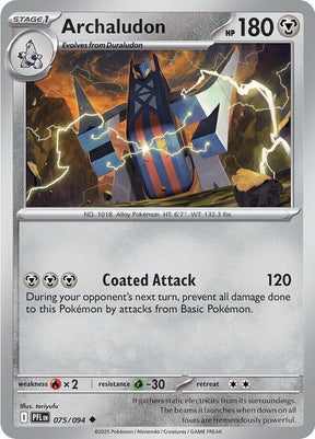 Archaludon 075/094 — Phantasmal Flames Pokémon card