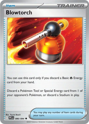 Blowtorch 086/094 — Phantasmal Flames Pokémon card
