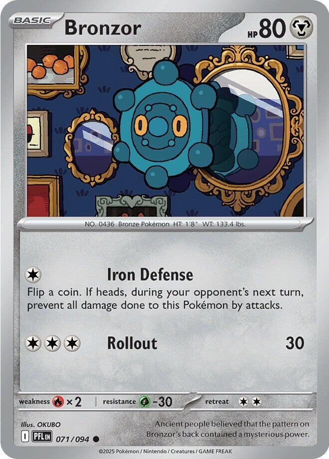 Bronzor 071/094 — Phantasmal Flames Pokémon card