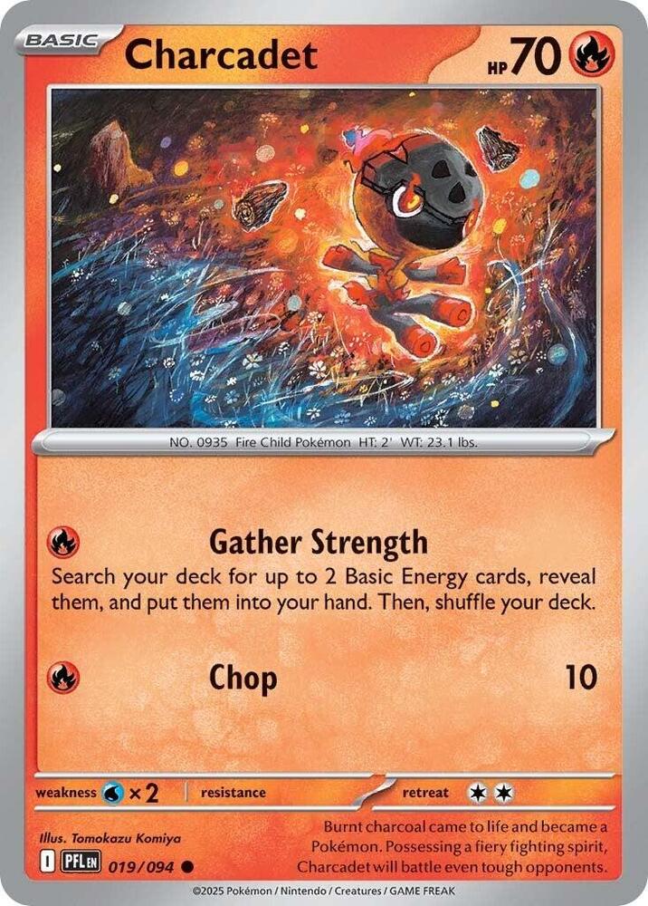 Charcadet 019/094 — Phantasmal Flames Pokémon card