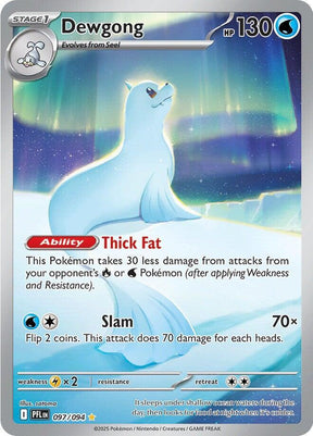 Dewgong 097/094 Holofoil — Phantasmal Flames Pokémon card