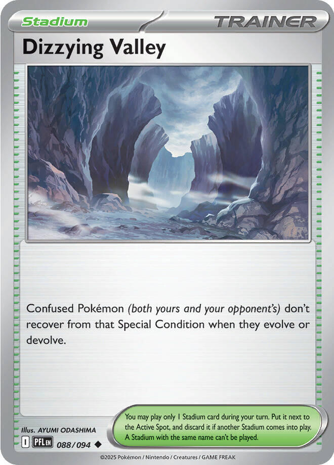 Dizzying Valley 088/094 — Phantasmal Flames Pokémon card