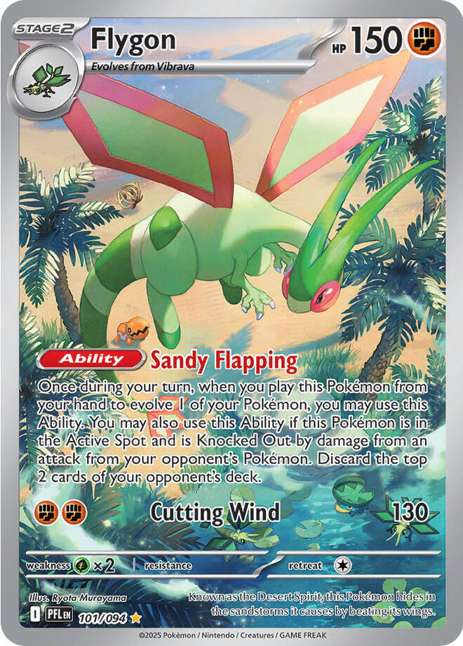 Pokemon - Phantasmal Flames - Flygon - 101/094 - Holofoil