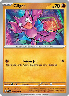 Gligar 049/094 — Phantasmal Flames Pokémon card
