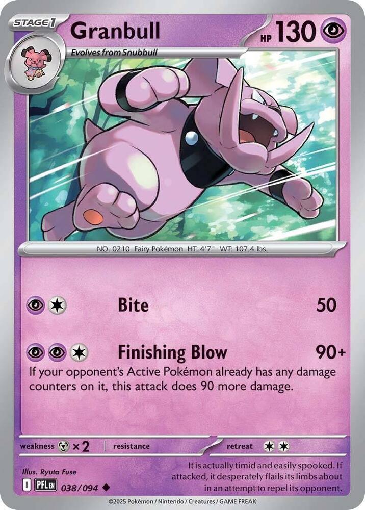 Granbull 038/094 — Phantasmal Flames Pokémon card