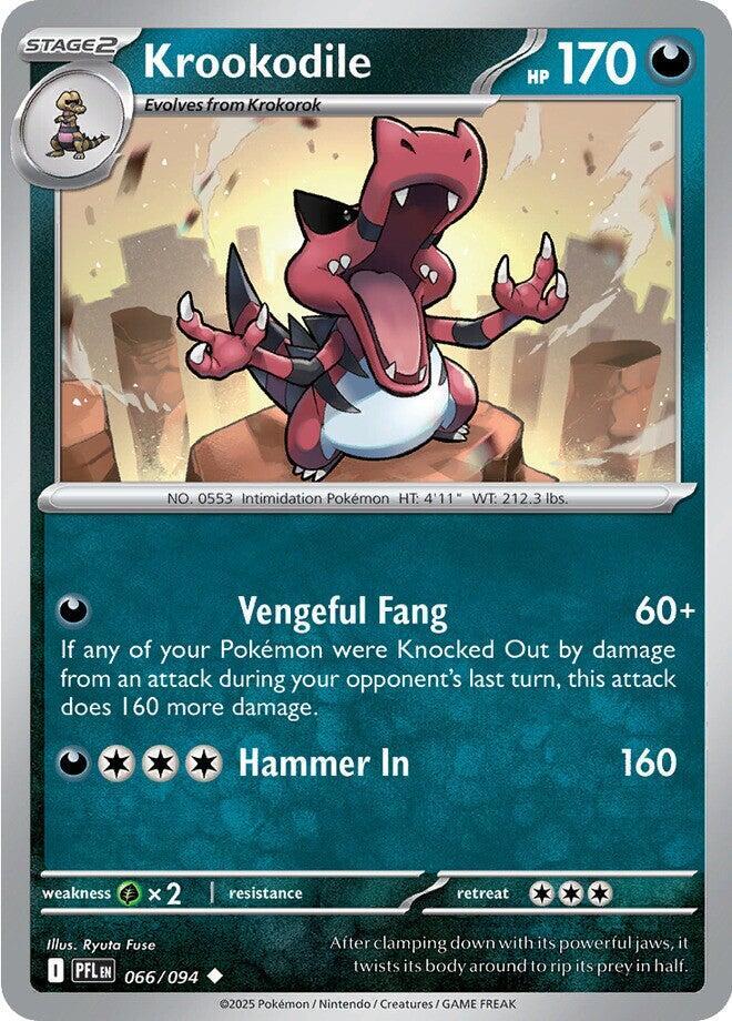 Krookodile 066/094 — Phantasmal Flames Pokémon card