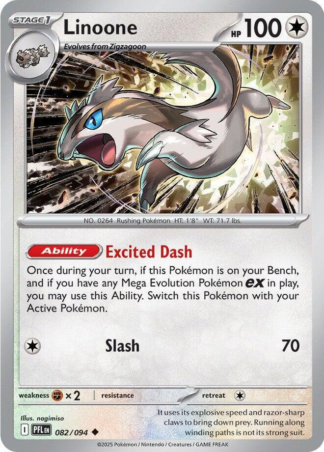 Linoone 082/094 — Phantasmal Flames Pokémon card