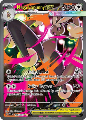 Mega Lopunny ex 128/094 Holofoil — Phantasmal Flames Pokémon card