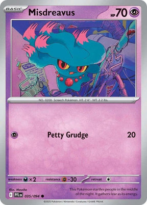 Misdreavus 035/094 — Phantasmal Flames Pokémon card