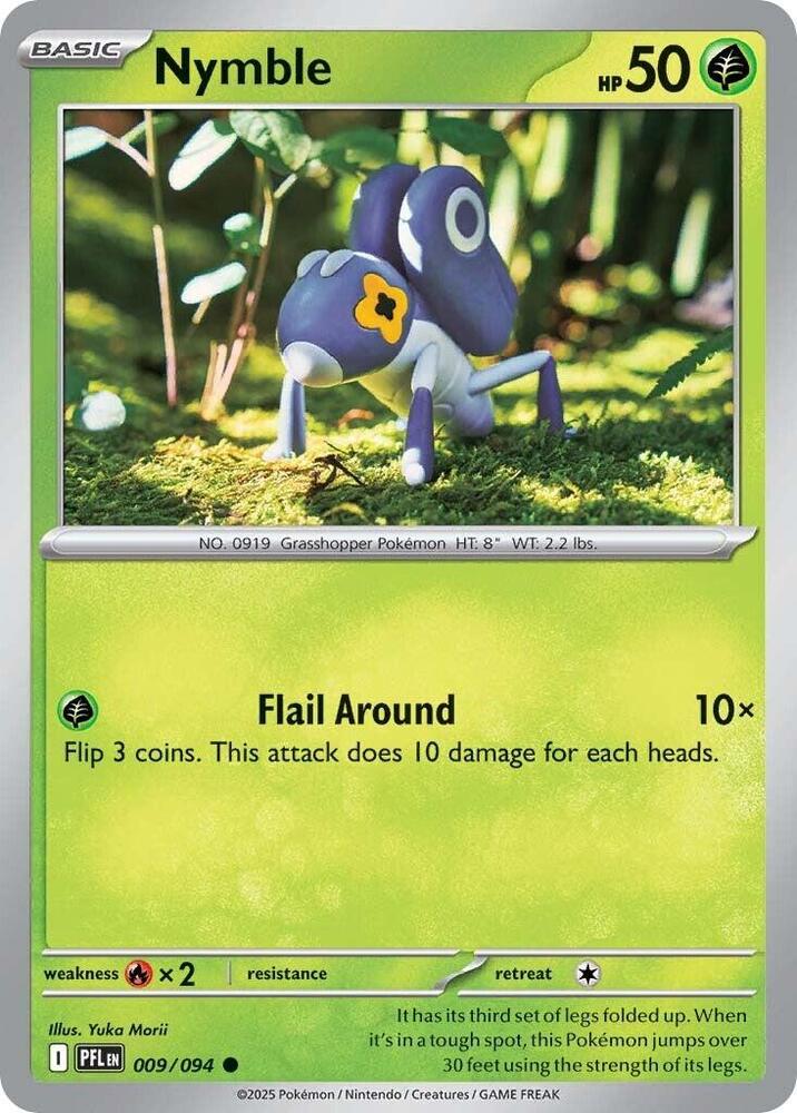 Pokemon - Phantasmal Flames - Nymble - 009/094
