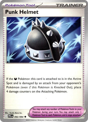 Punk Helmet 092/094 — Phantasmal Flames Pokémon card