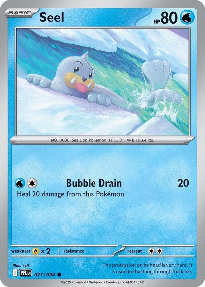 Seel 021/094 — Phantasmal Flames Pokémon card
