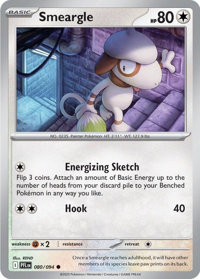 Pokemon - Phantasmal Flames - Smeargle - 080/094 - Reverse Holofoil