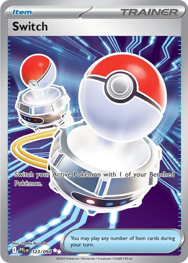 Switch 123/094 Holofoil — Phantasmal Flames Pokémon card
