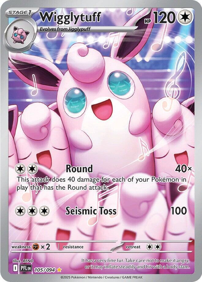 Pokemon - Phantasmal Flames - Wigglytuff - 105/094 - Holofoil