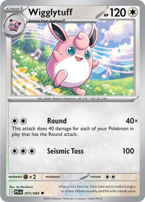 Wigglytuff 077/094 — Phantasmal Flames Pokémon card
