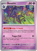 Banette 034/084, Pitch Black Pokémon card