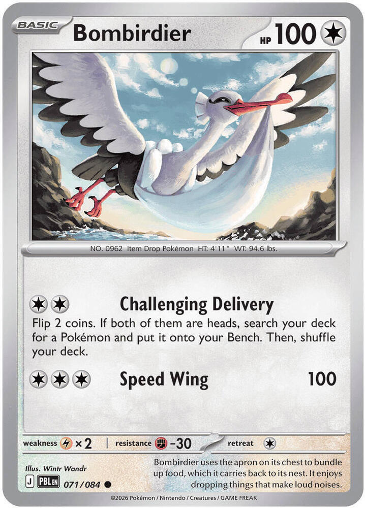 Pokemon - Pitch Black - Bombirdier - 071/084 - Normal