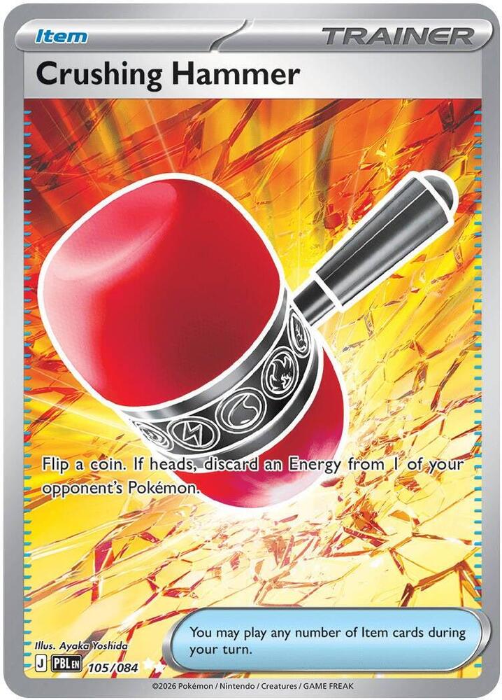 Pokemon - Pitch Black - Crushing Hammer - 105/084 - Holofoil