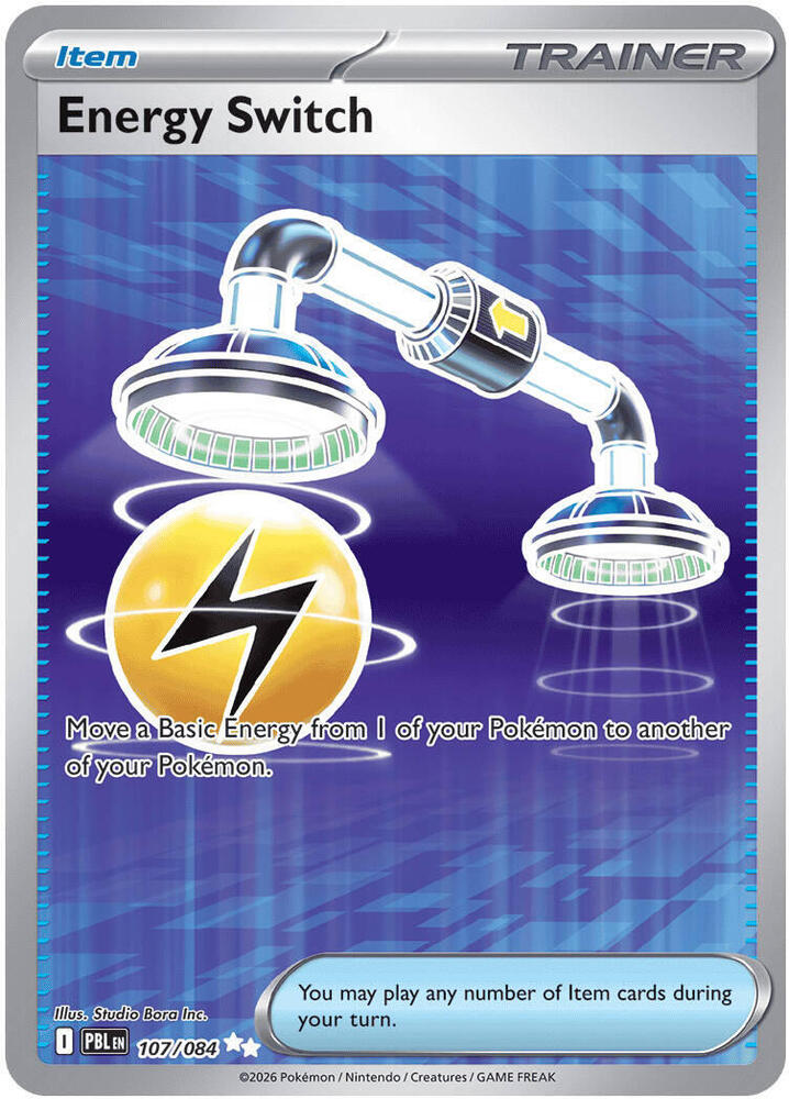 Pokemon - Pitch Black - Energy Switch - 107/084 - Holofoil