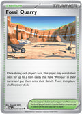 Fossil Quarry 076/084 Reverse Holofoil, Pitch Black Pokémon card