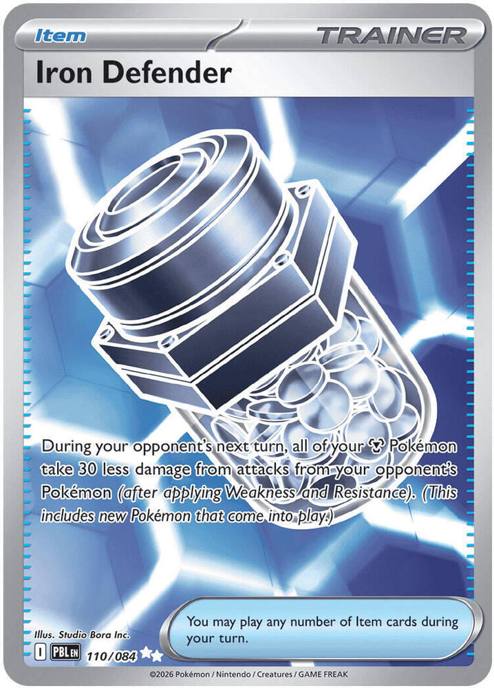 Pokemon - Pitch Black - Iron Defender - 110/084 - Holofoil