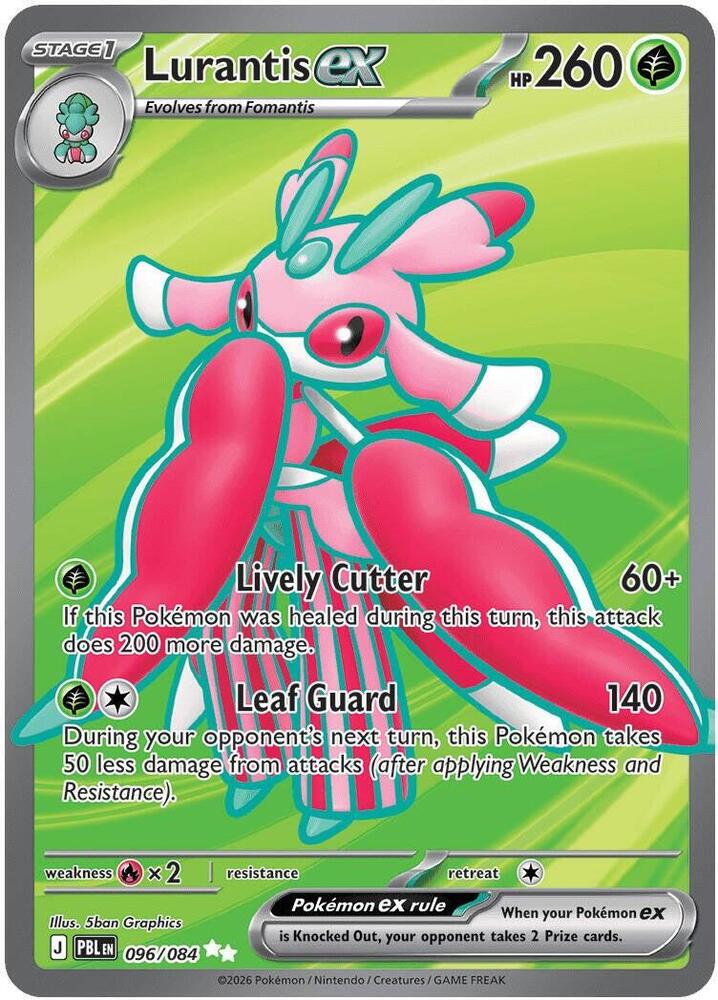 Pokemon - Pitch Black - Lurantis ex - 096/084 - Holofoil