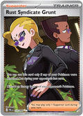 Rust Syndicate Grunt 112/084 Holofoil, Pitch Black Pokémon card