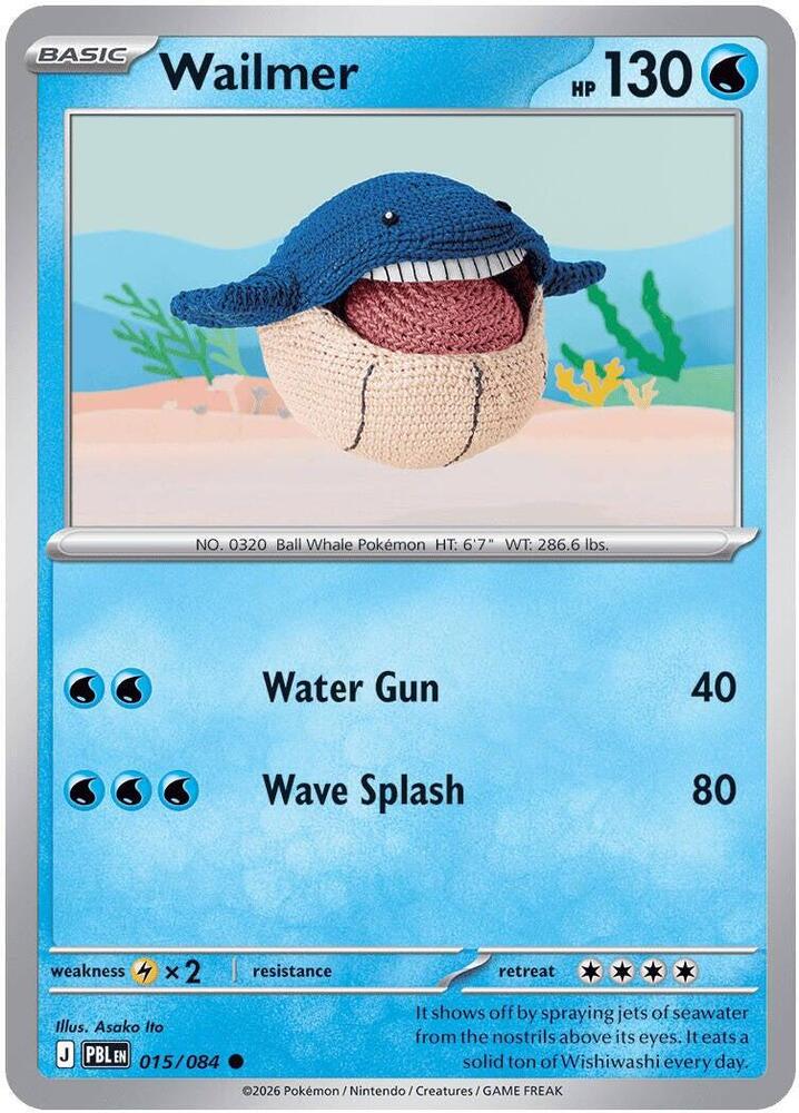 Pokemon - Pitch Black - Wailmer - 015/084 - Normal