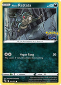 Alolan Rattata 041/078 Reverse Holofoil — Pokémon GO Pokémon card