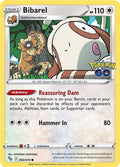 Bibarel 060/078 Reverse Holofoil — Pokémon GO Pokémon card