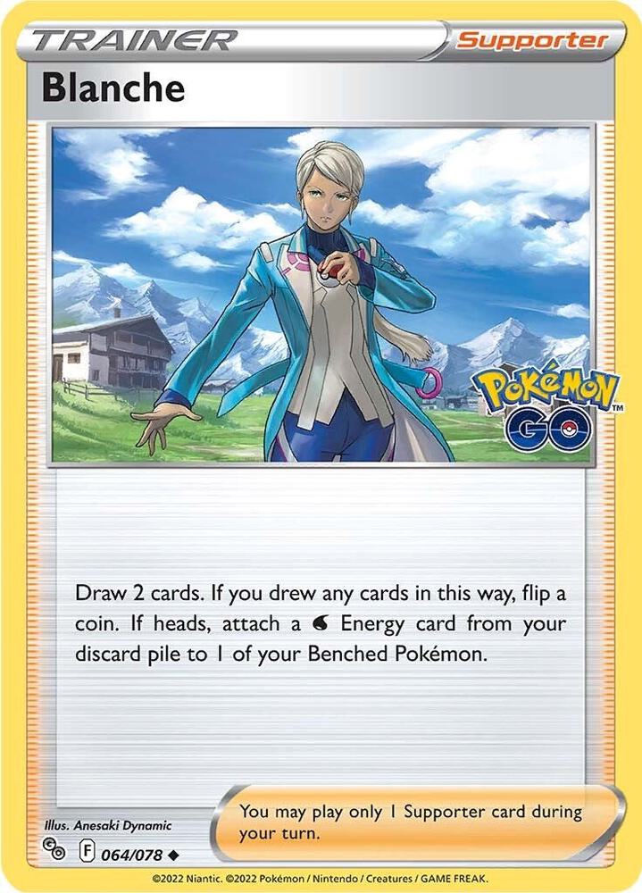 Blanche 064/078 — Pokémon GO Pokémon card