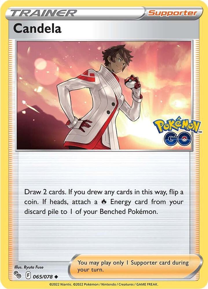 Candela 065/078 — Pokémon GO Pokémon card