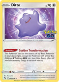 Ditto 053/078 Holofoil — Pokémon GO Pokémon card