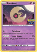 Lunatone 034/078 — Pokémon GO Pokémon card