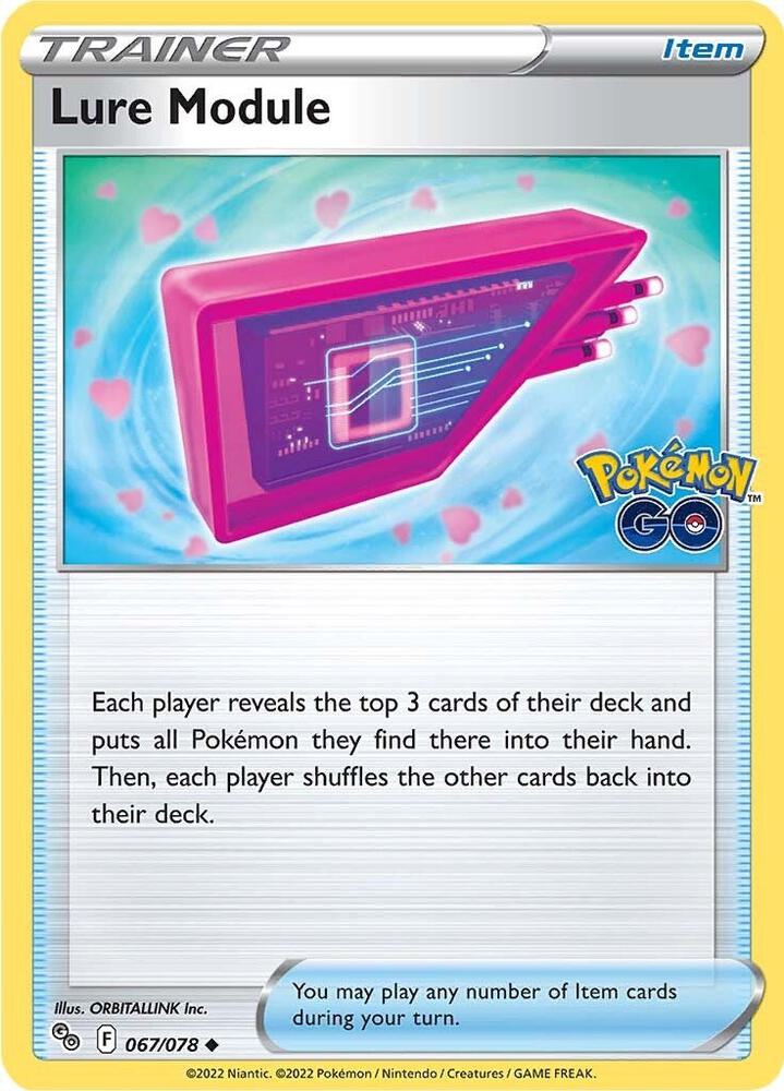 Lure Module 067/078 — Pokémon GO Pokémon card