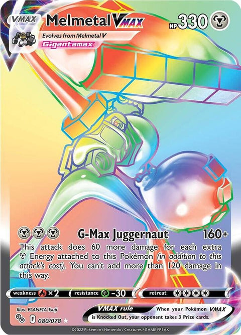 Pokemon - Pokémon GO - Melmetal VMAX - 080/078 - Holofoil