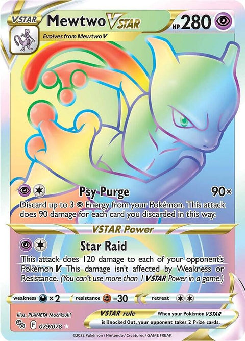 Pokemon - Pokémon GO - Mewtwo VSTAR - 079/078 - Holofoil