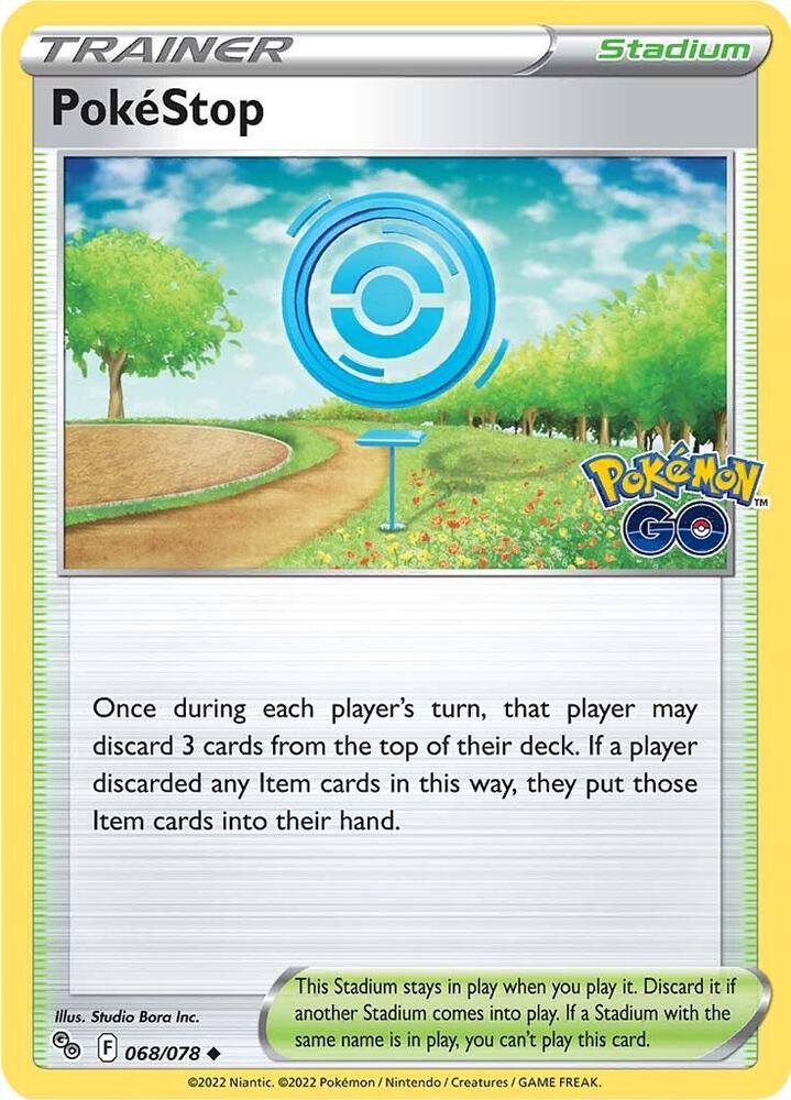PokeStop 068/078 — Pokémon GO Pokémon card