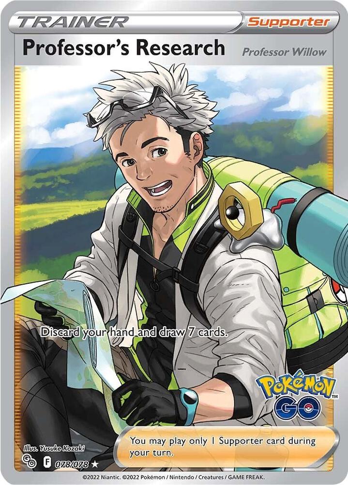 Professor's Research 078/078 Holofoil — Pokémon GO Pokémon card