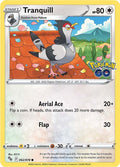 Tranquill 062/078 — Pokémon GO Pokémon card