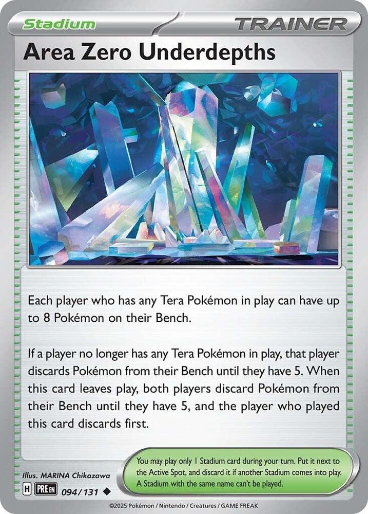Area Zero Underdepths 094/131 — Prismatic Evolutions Pokémon card