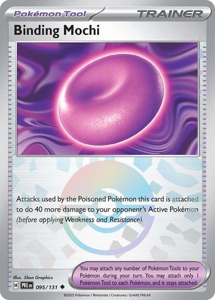 Pokemon - Prismatic Evolutions - Binding Mochi - 095/131 - Poke Ball