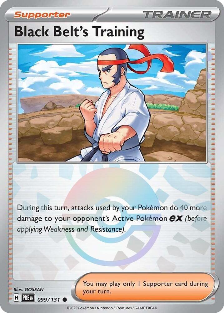 Pokemon - Prismatic Evolutions - Black Belt's Training - 099/131 - Poke Ball